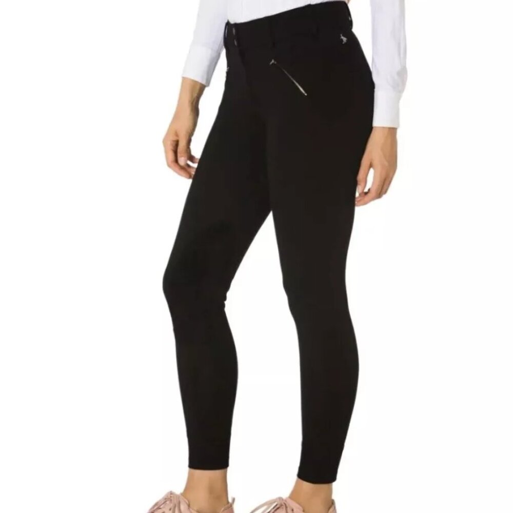 NWT Free x Rein Black Ponte Pant Breeches - 26L